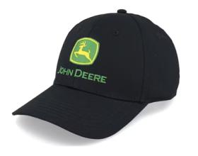 כובע מבוגרים שחור חלק JOHN DEERE מקורי   