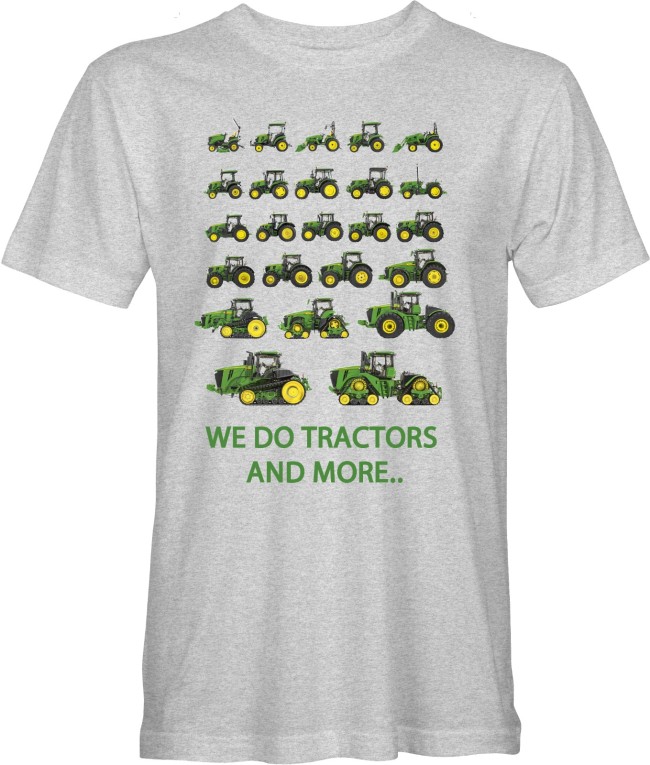 חולצה ילדים WE DO TRACTOR AND MORE אפור