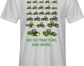 חולצה מבוגרים WE DO TRACTOR AND MORE  אפור
